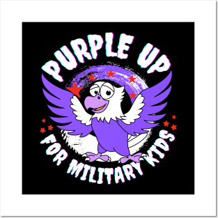 Purple Up For Military Kids Posters and Art